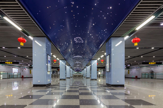 拓得利金属天花-屏障天花