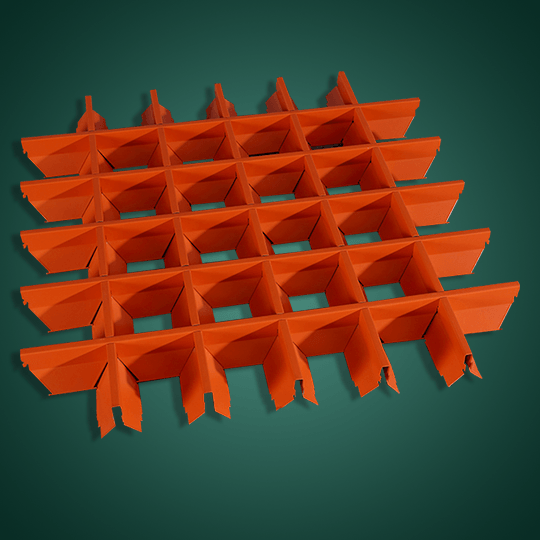 拓得利金属天花-格栅天花