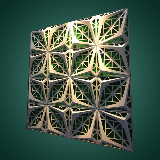 拓得利金属天花-艺术铝单板