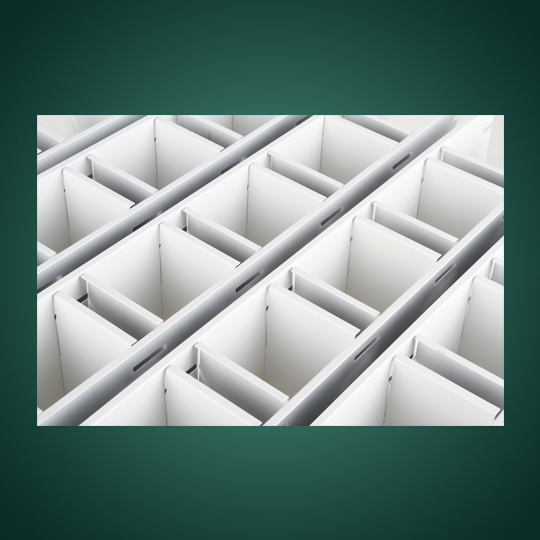 拓得利金属天花-格栅天花