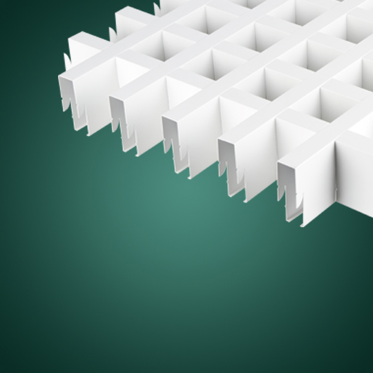 拓得利金属天花-格栅天花