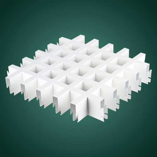 拓得利金属天花-格栅天花