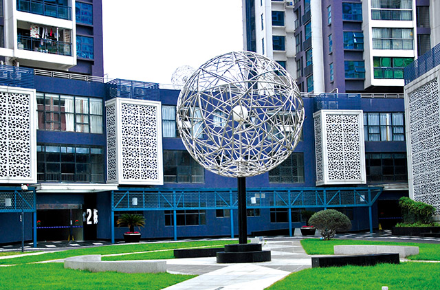 拓得利金属天花-艺术铝单板